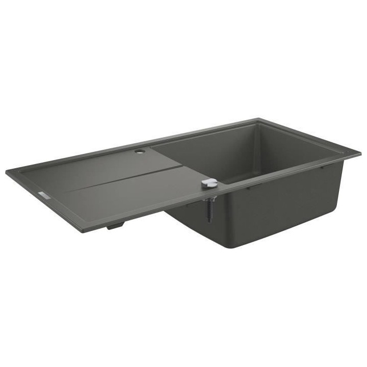 GROHE Evier composite avec égouttoir K400 1000 x 500 mm Gris granite
