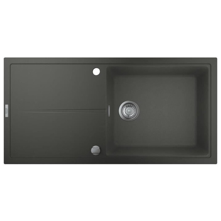 GROHE Evier composite avec égouttoir K400 1000 x 500 mm Gris granite