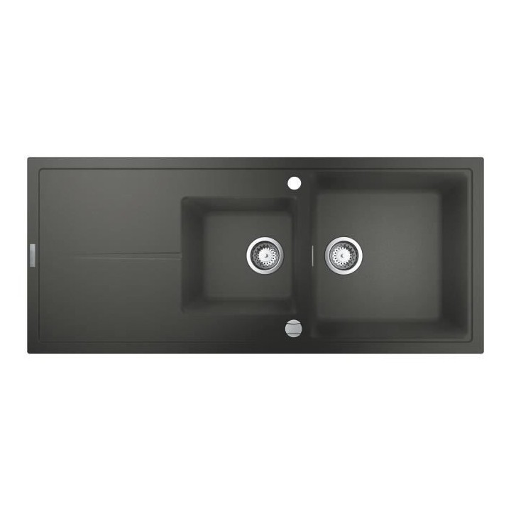GROHE Evier composite avec égouttoir K400 1160 x 500 mm Gris granite