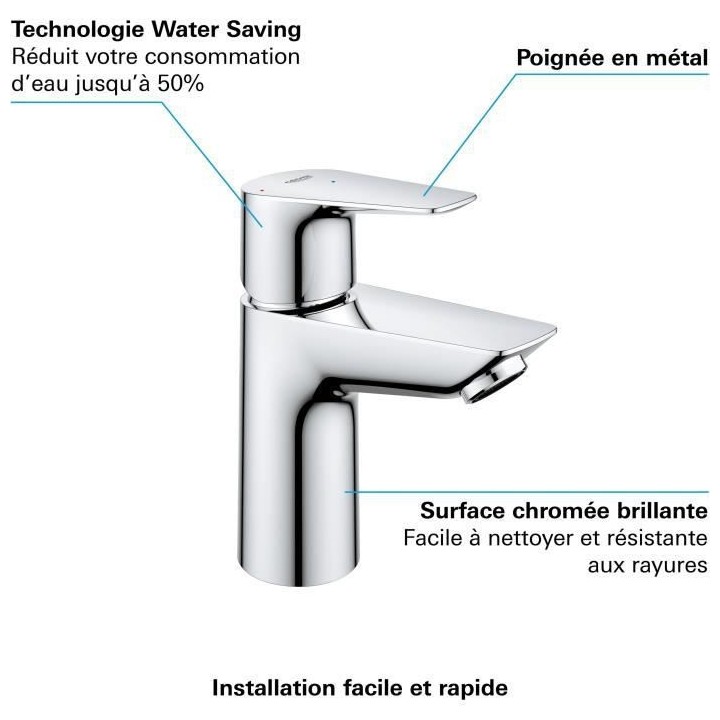GROHE - Mitigeur lavabo salle de bains