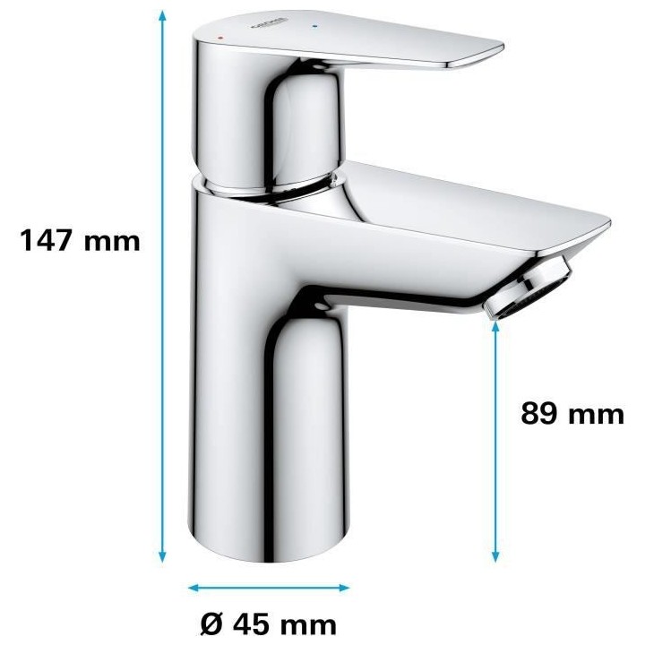GROHE - Mitigeur lavabo salle de bains