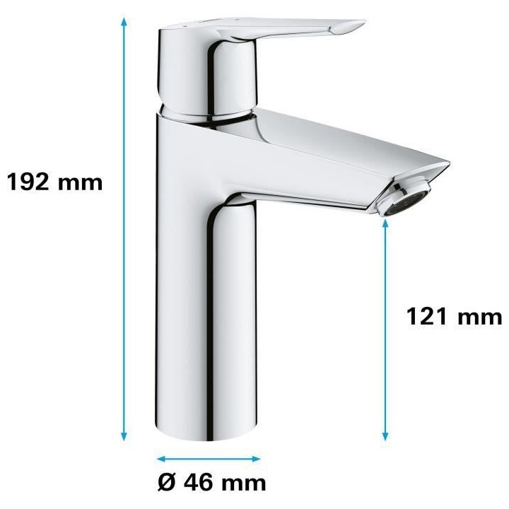GROHE - Mitigeur monocommande Lavabo - Taille M