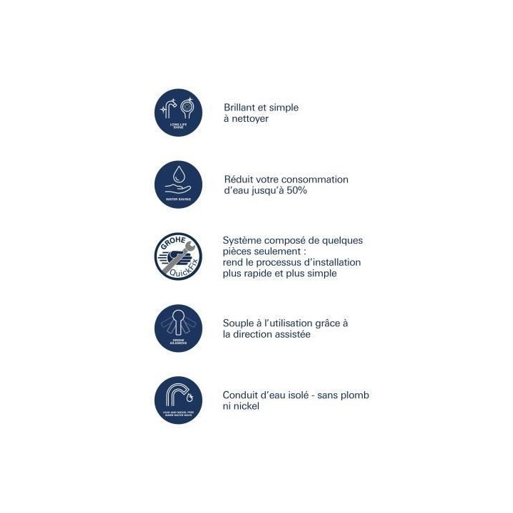 GROHE - Mitigeur monocommande Lavabo - Taille M