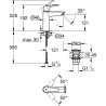 GROHE - Mitigeur monocommande Lavabo - Taille M