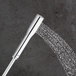 GROHE Pommeau de douche Get Stick, 1 jet, douchette avec technologie anti-brulûre et a économie d'eau, chromé, 27458000