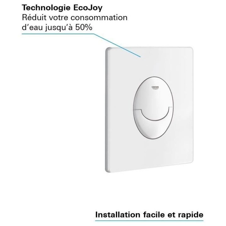 GROHE Plaque de commande Start Blanc alpin 38964SH0