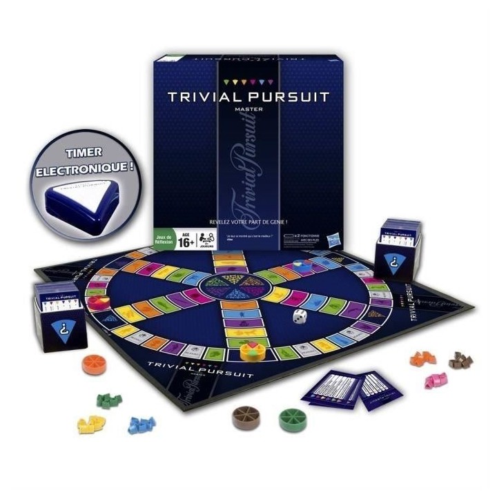 Trivial Pursuit - Master - Jeu de societe de reflexion - Jeu de platea