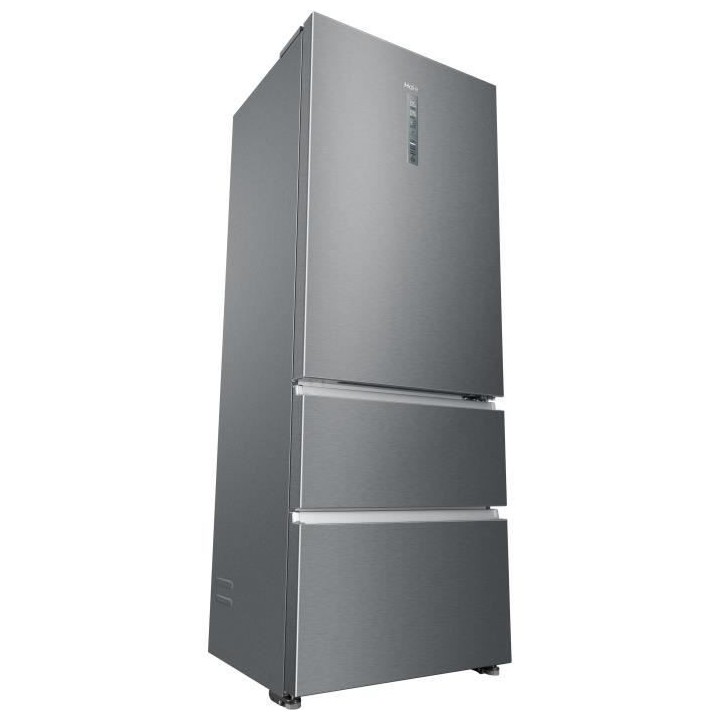 HAIER HTOPMNE7193 - Réfrigérateur combiné 3 portes 450L (310+140L)