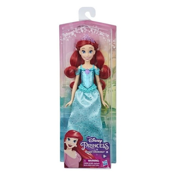 DISNEY PRINCESSES - Poussiere d'étoiles - Poupée Ariel avec jupe et