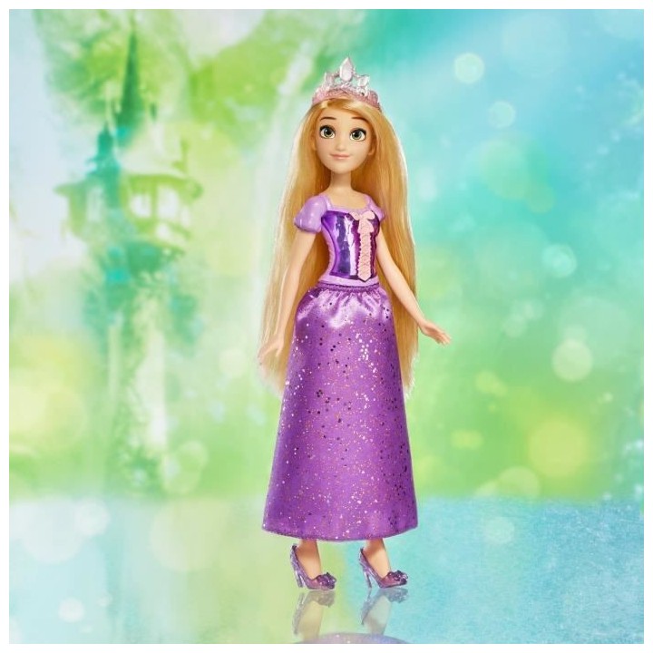 DISNEY PRINCESSES - Poussiere d'étoiles - Poupée Raiponce avec jupe