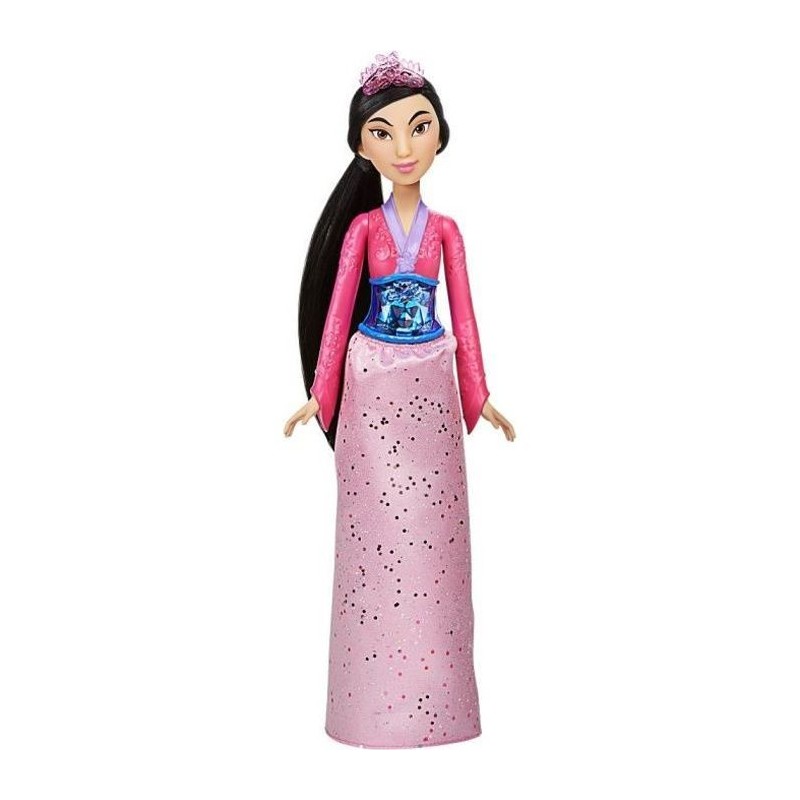 DISNEY PRINCESSES - Poussiere d'étoiles - Poupée Mulan avec jupe et accessoires - jouet pour enfants - a partir de 3 ans