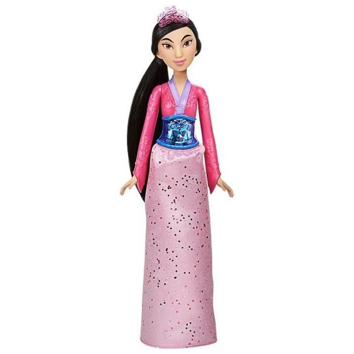 DISNEY PRINCESSES - Poussiere d'étoiles - Poupée Mulan avec jupe et