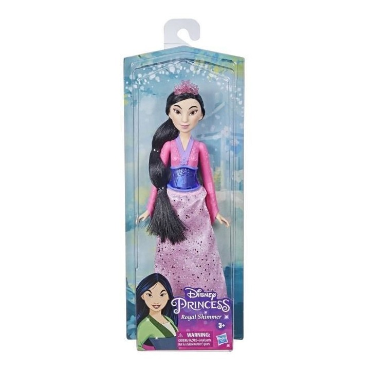DISNEY PRINCESSES - Poussiere d'étoiles - Poupée Mulan avec jupe et