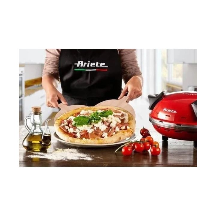 Ariete Four a pizza Da Gennaro 1200 W Rouge et noir