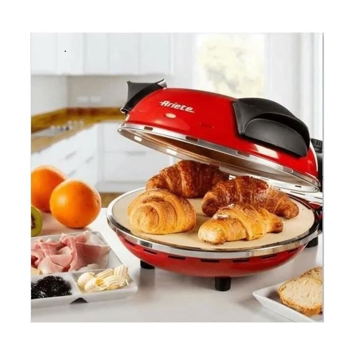 Ariete Four a pizza Da Gennaro 1200 W Rouge et noir