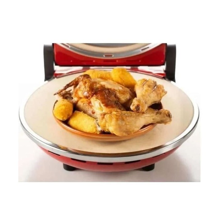 Ariete Four a pizza Da Gennaro 1200 W Rouge et noir