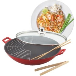 BAUMALU Wok fonte - 36 cm -...