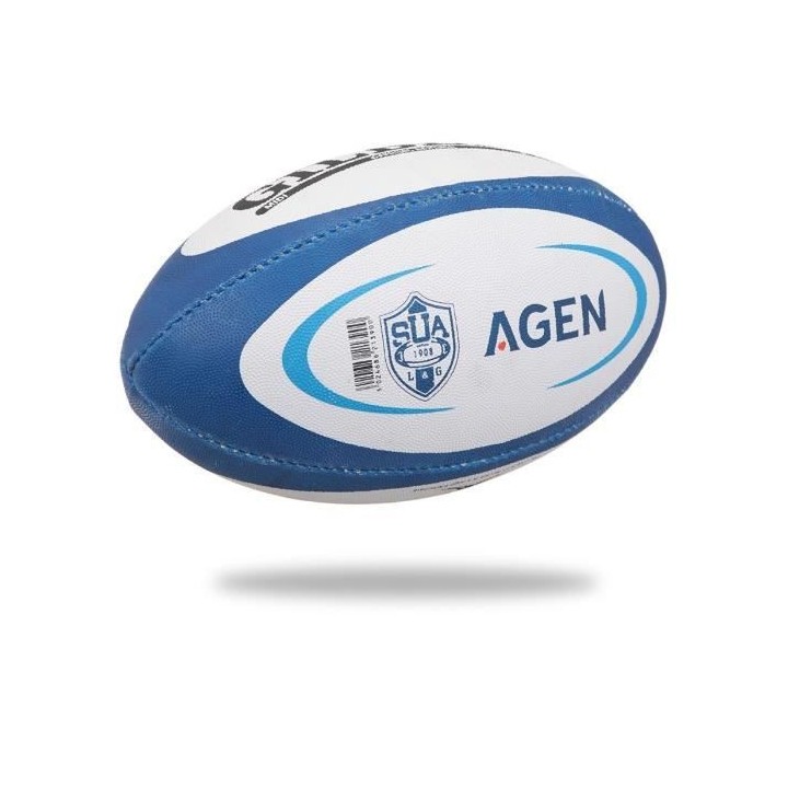 GILBERT Ballon de rugby REPLICA - Agen - Taille Midi