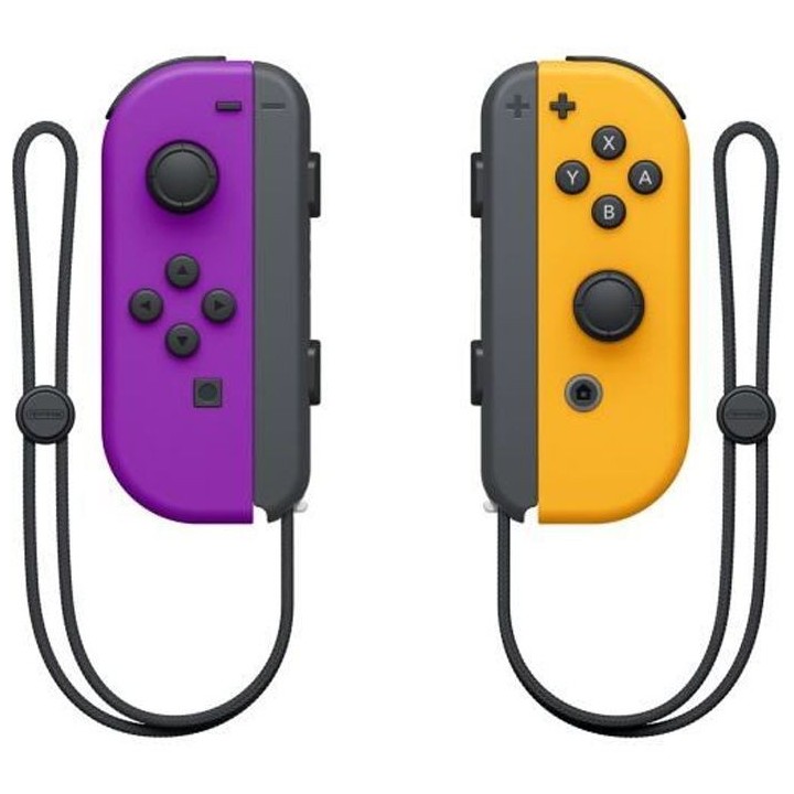 Joy Cons Violet + Orange