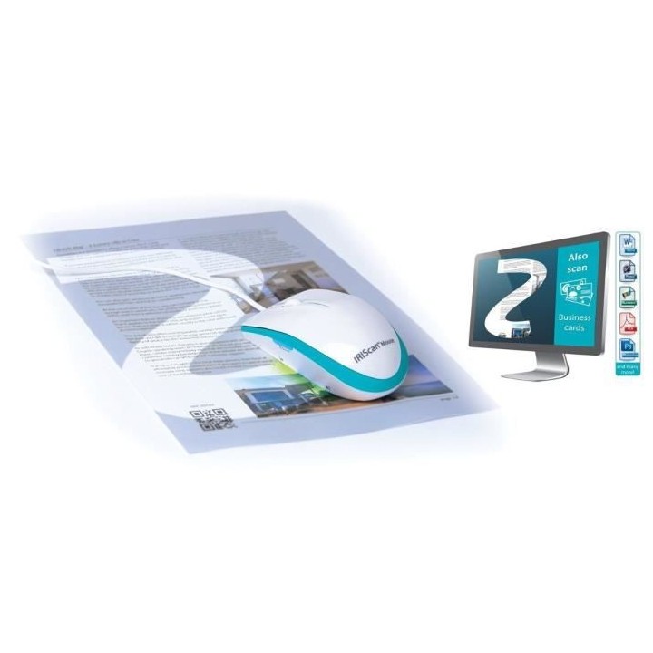 IRIS IRISCan Mouse 2 Executive WinMac - Portable - USB - 3PPM Simplex