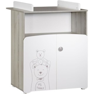 BABYPRICE Commode a langer 2 portes TEDDY