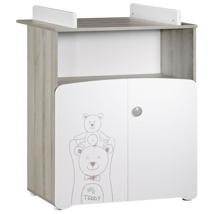 BABYPRICE Commode a langer 2 portes TEDDY