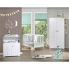 BABYPRICE Commode a langer 2 portes TEDDY