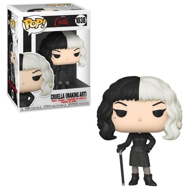 POP Disney: Cruella- Cruella in Checkered Black