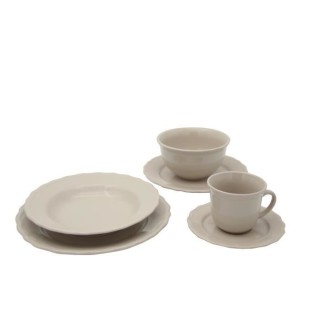 Service de table - 24 pieces - Collection Patrimo - beige