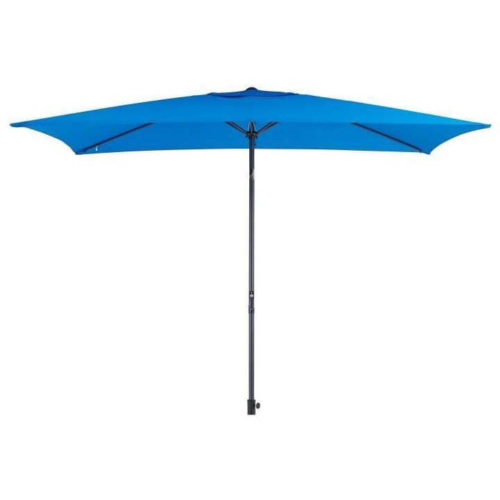Parasol droit 3x2 m inclinable - Mât Aluminium avec toile polyester 1