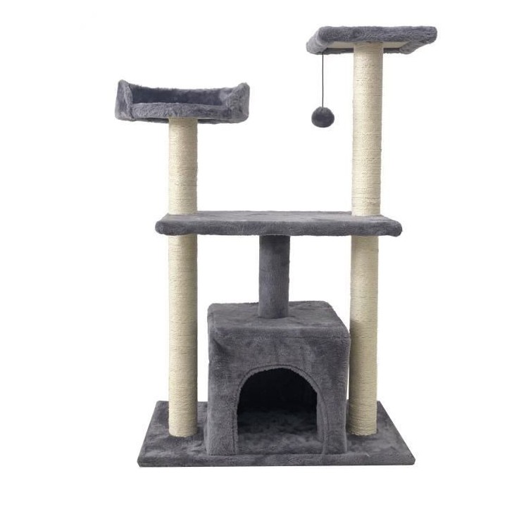 Arbre a chat ROMY - 60x40x95cm - Gris