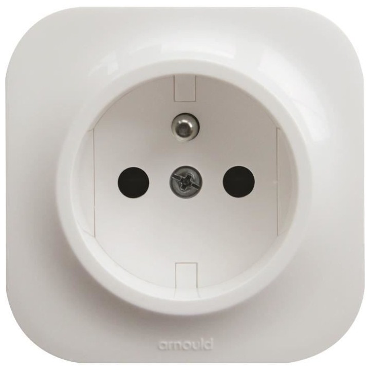ARNOULD Profil éco complet prise de courant avec terre carré en sail