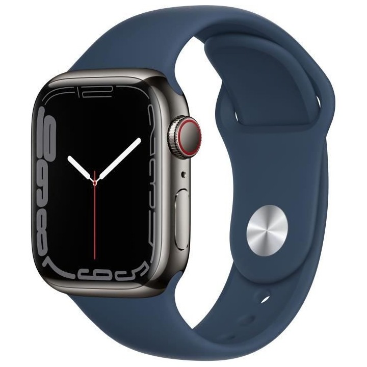 Apple Watch Series 7 GPS + Cellular - 41mm - Boîtier Graphite Stainle