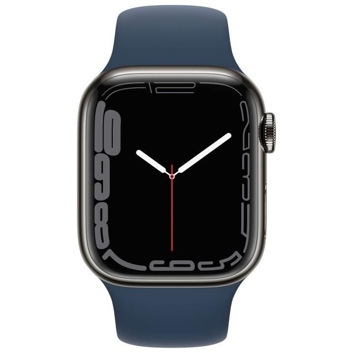 Apple Watch Series 7 GPS + Cellular - 41mm - Boîtier Graphite Stainle