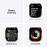 Apple Watch Series 7 GPS + Cellular - 45mm - Boîtier Green Aluminium - Bracelet Clover Sport