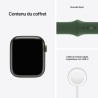 Apple Watch Series 7 GPS + Cellular - 45mm - Boîtier Green Aluminium - Bracelet Clover Sport