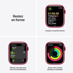 Apple Watch Series 7 GPS + Cellular - 45mm - (PRODUCT)RED Boîtier Aluminium - Bracelet (PRODUCT)RED Sport Band