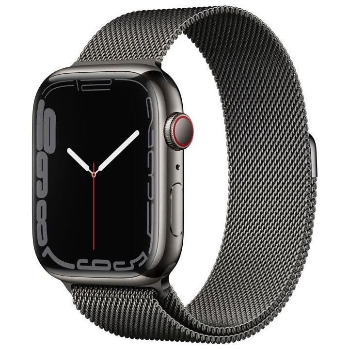 Apple Watch Series 7 GPS + Cellular - 45mm - Boîtier Graphite Stainle