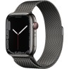 Apple Watch Series 7 GPS + Cellular - 45mm - Boîtier Graphite Stainless Steel - Bracelet Graphite Milanese Loop