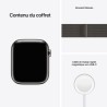 Apple Watch Series 7 GPS + Cellular - 45mm - Boîtier Graphite Stainless Steel - Bracelet Graphite Milanese Loop