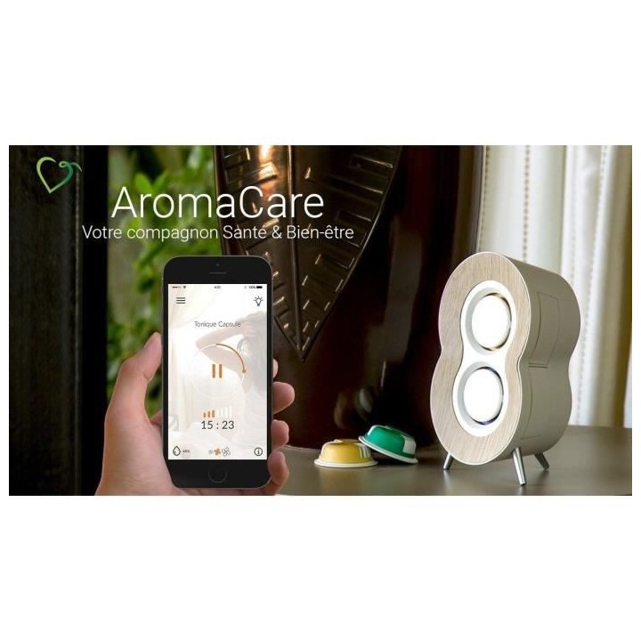 AROMACARE - Diffuseur thérapeutique et connecté d'huiles essentielle