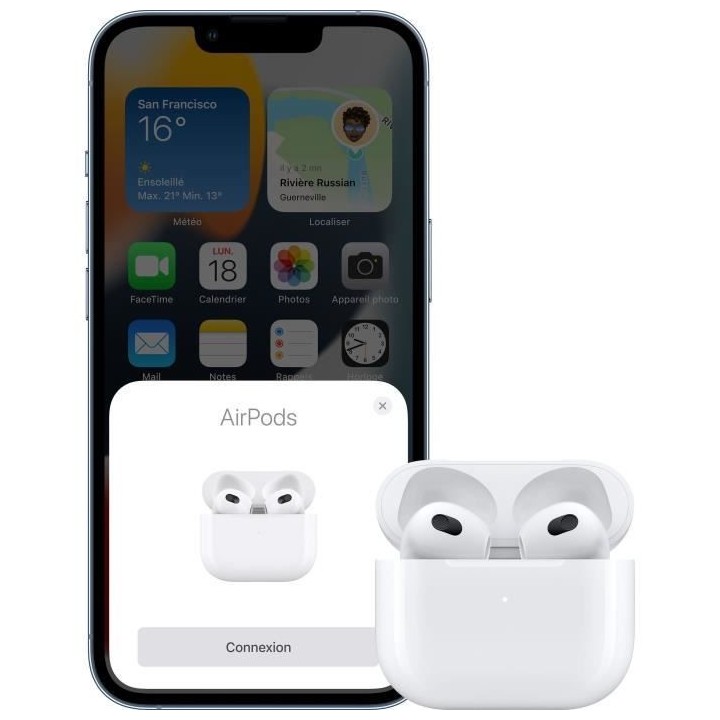 Apple AirPods 3e génération + boitier de charge MagSafe