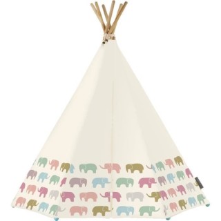 AROUND THE CRIB - Tente Rainbow Elephant Tent w/LED & MAT