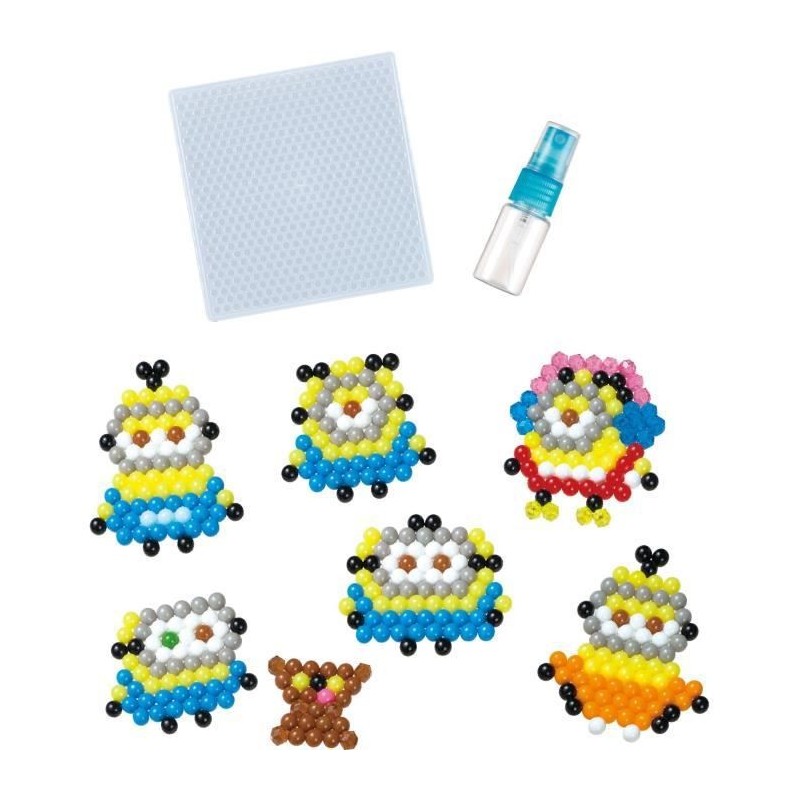 Le kit Les minions 2 : Il était une fois Gru - AQUABEADS - 31605 - Perles qui collent avec de l'eau