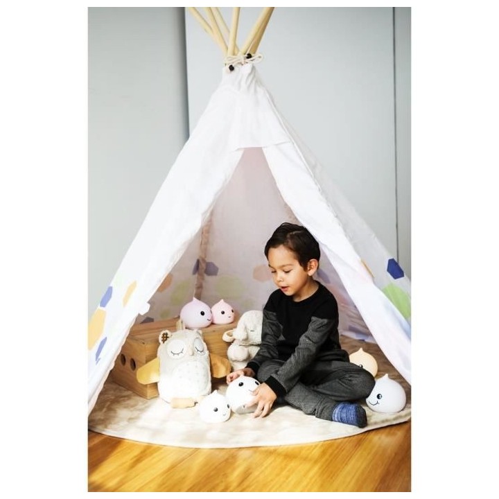 AROUND THE CRIB - Tente Rainbow Elephant Tent w/LED & MAT