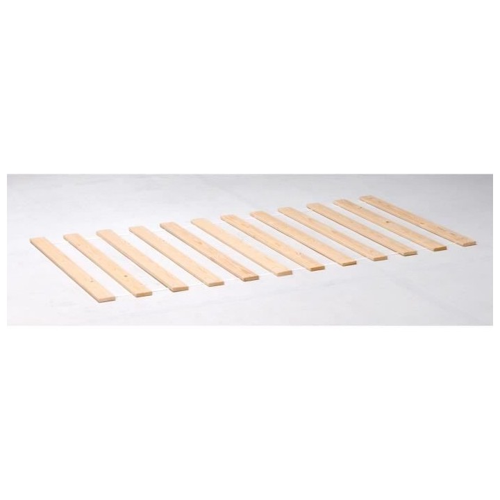 WEBER Lit gigogne contemporain en bois épicéa massif vernis naturel