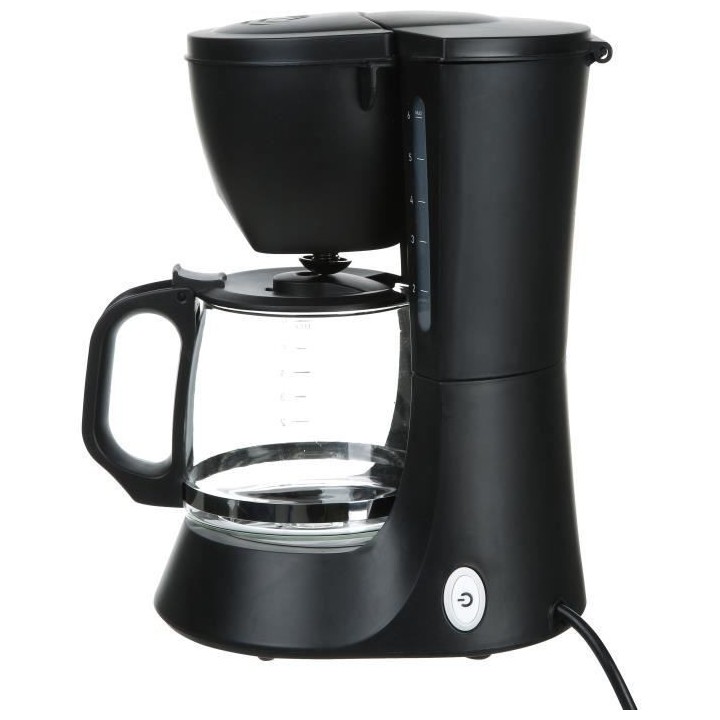 BLACKPEAR BCM 106 Cafetiere - 650 W - 4/6 tasses - Noir