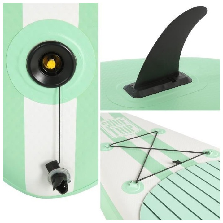 SURF TRIP - Pack paddle gonflable - 305x76x15cm - 10'