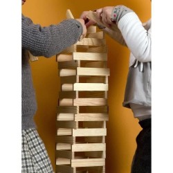 Jeu de construction - Baril de 200 planchettes en bois - JOUECABOIS - Fabriqué en France