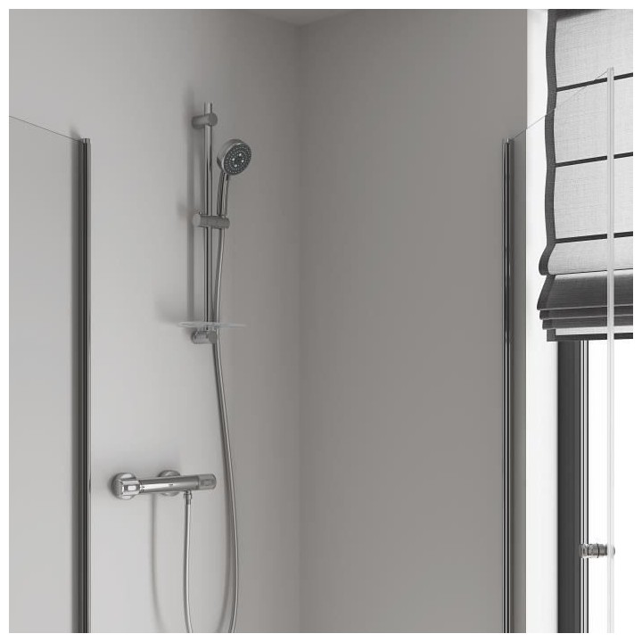 GROHE Robinet de douche thermostatique Precision Feel, pommeau de douc